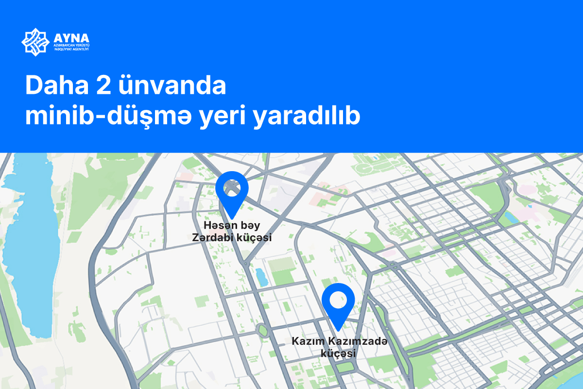 Daha 2 ünvanda minib-düşmə yeri yaradılıb