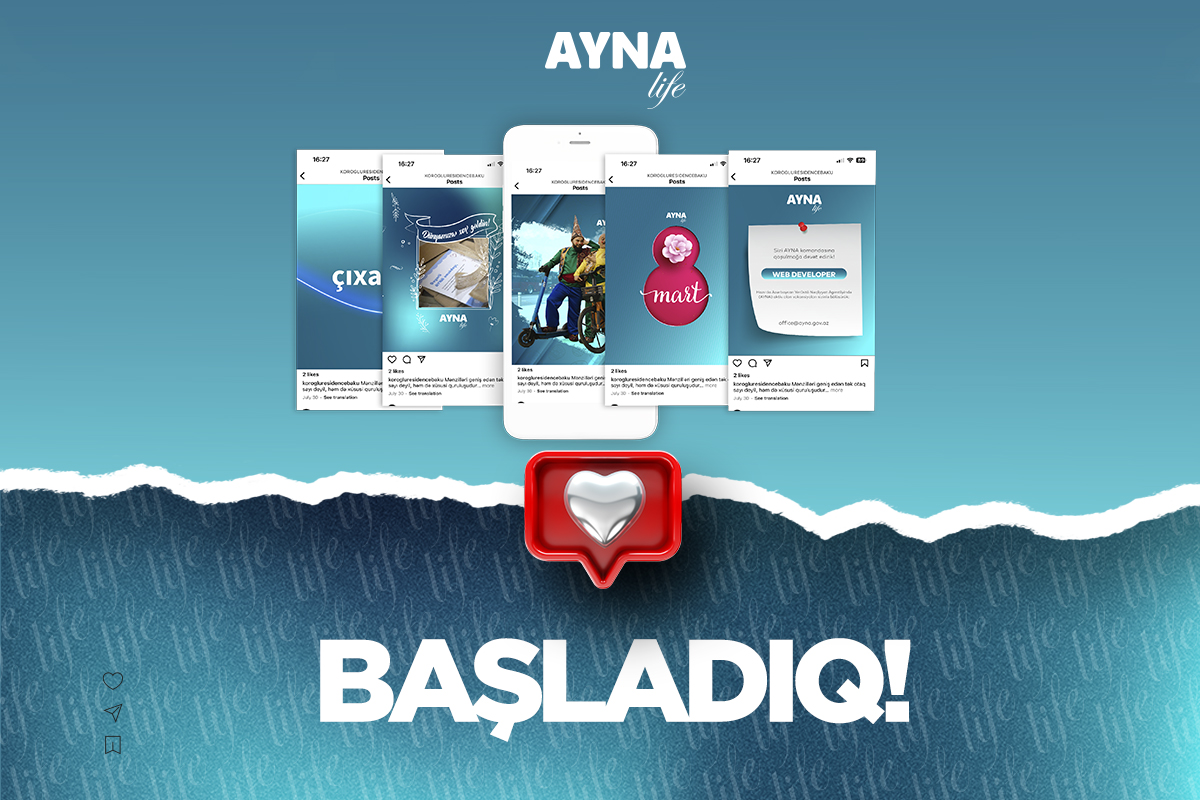 “AYNA Life” kommunikasiya səhifəsi istifadəyə verildi