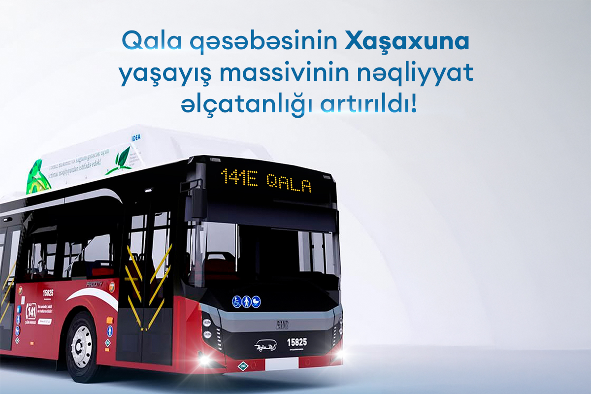 Qala qəsəbəsinin Xaşaxuna yaşayış massivinin nəqliyyat əlçatanlığı artırılıb