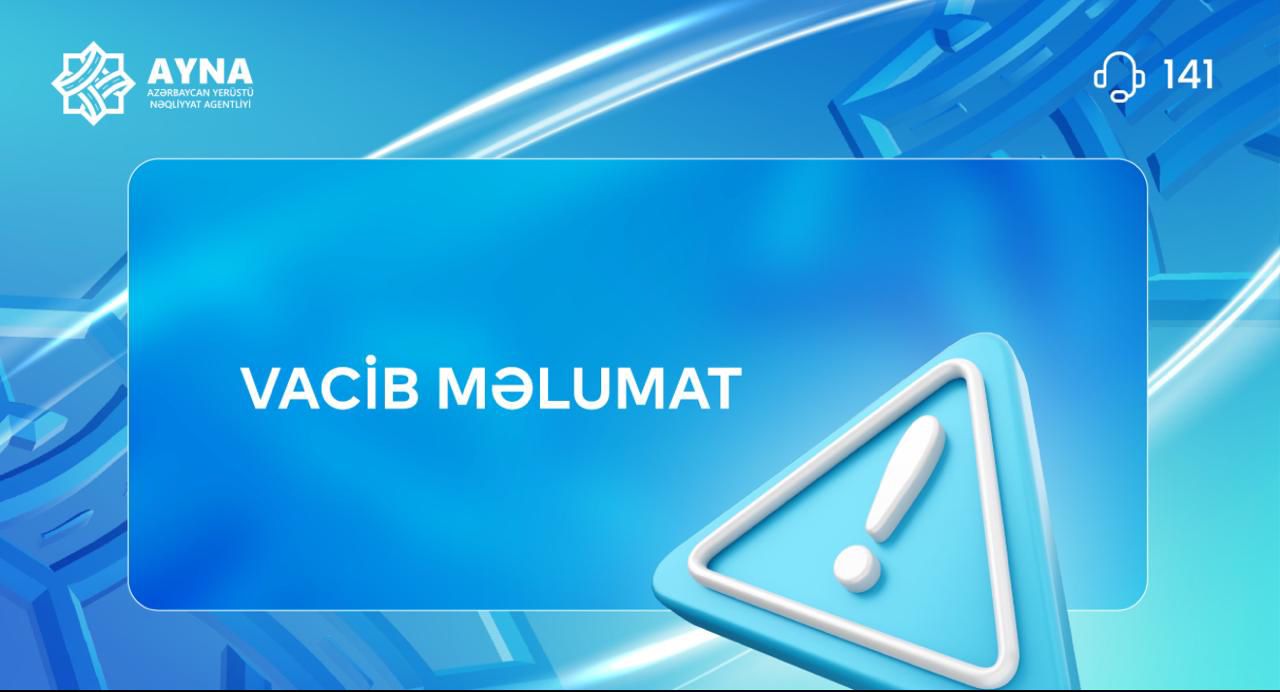 10 marşrutun hərəkət sxemi müvəqqəti dəyişdirilir