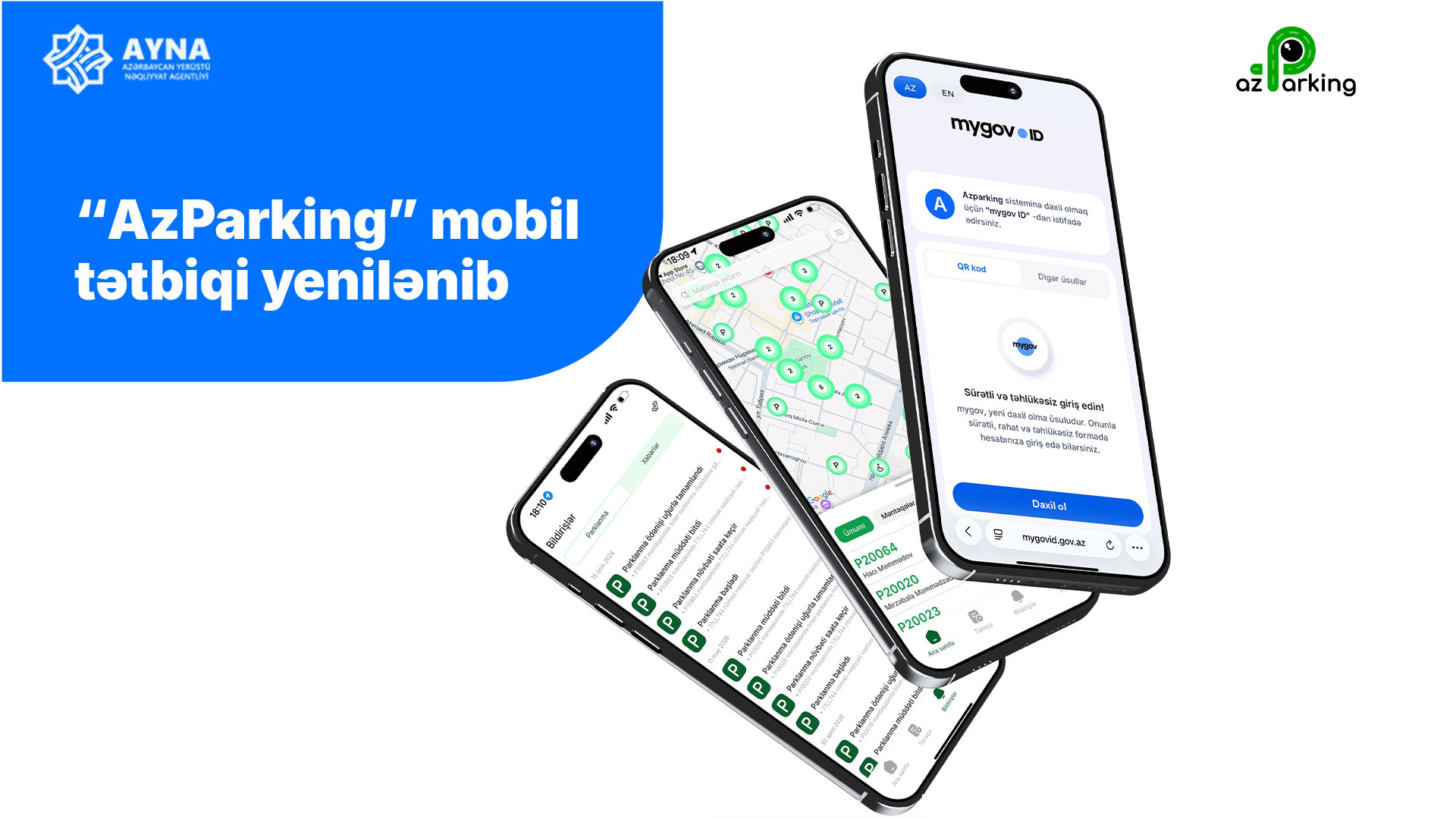 “AzParking” mobil tətbiqi yeniləndi