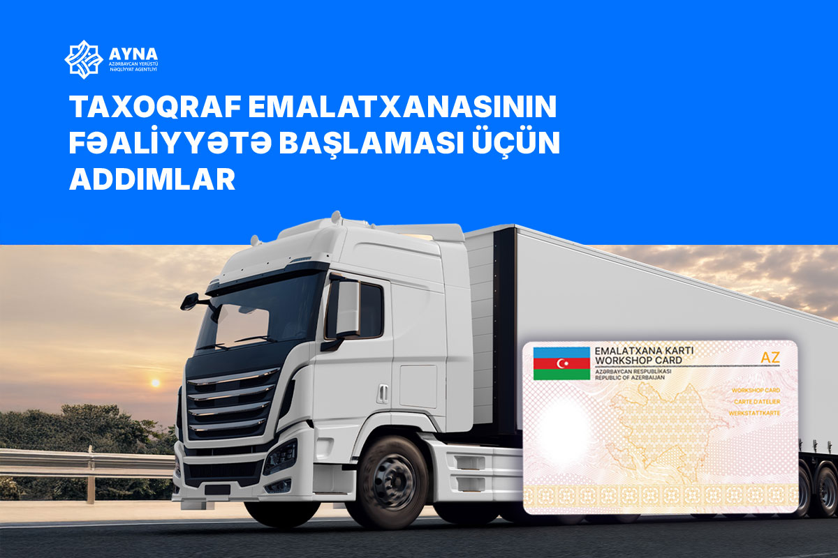 Taxoqraf emalatxanasının fəaliyyətə başlaması üçün addımlar