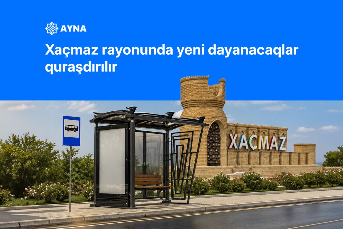 Xaçmaz rayonunda yeni dayanacaq pavilyonları quraşdırılır