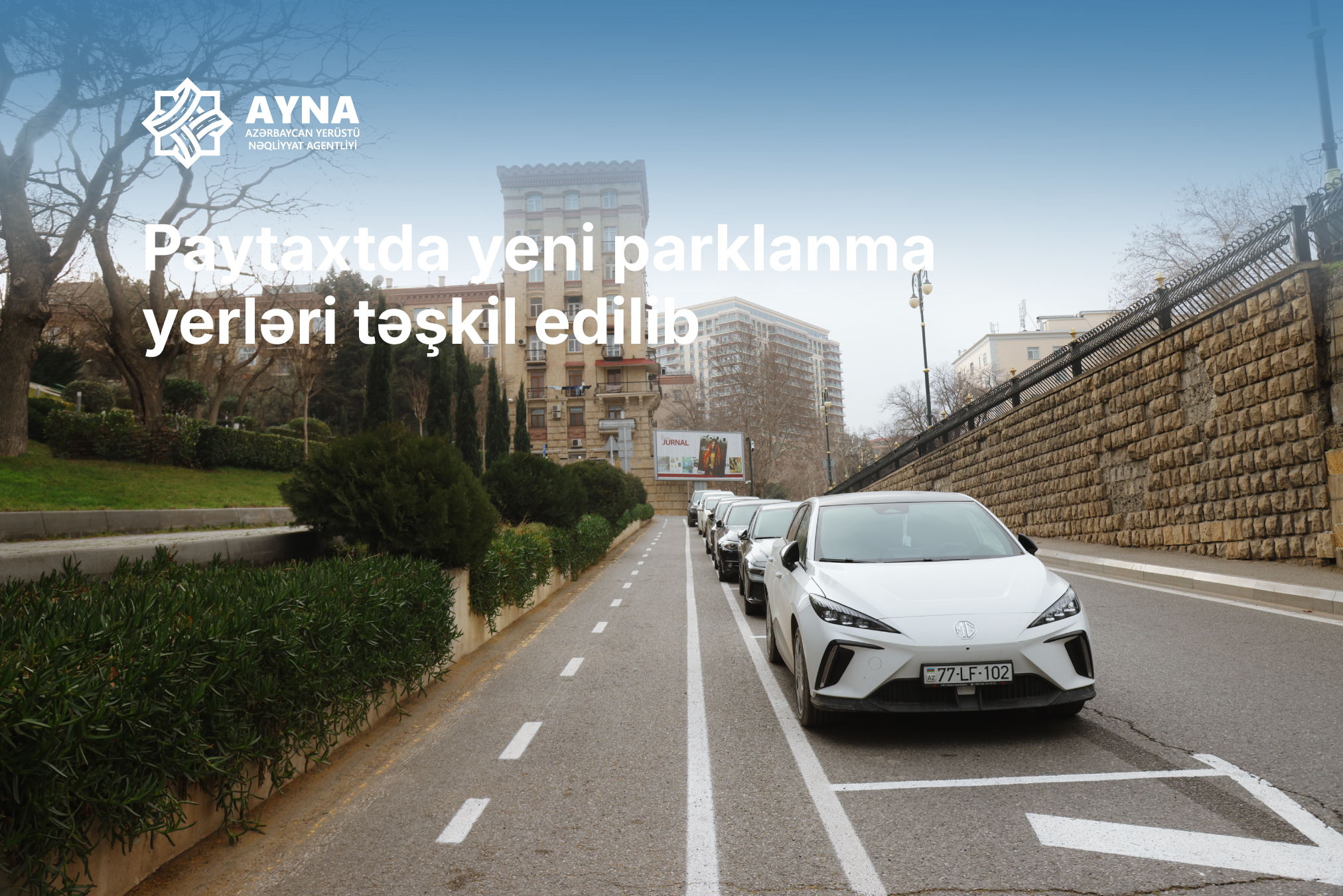 Paytaxtda yeni parklanma yerləri təşkil edilib