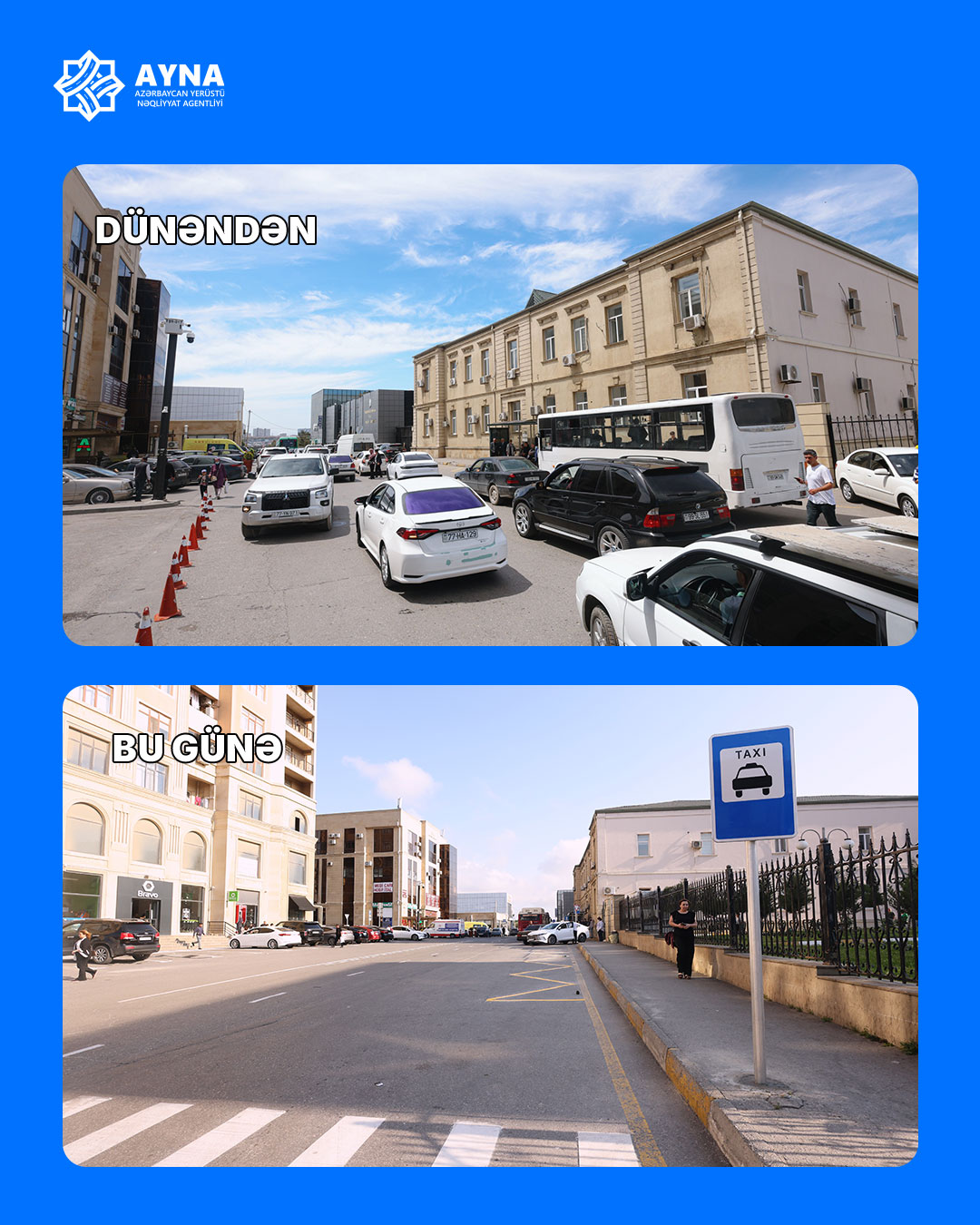Daha bir ünvanda ödənişsiz parklanma məntəqələri və minib-düşmə yerləri yaradılıb