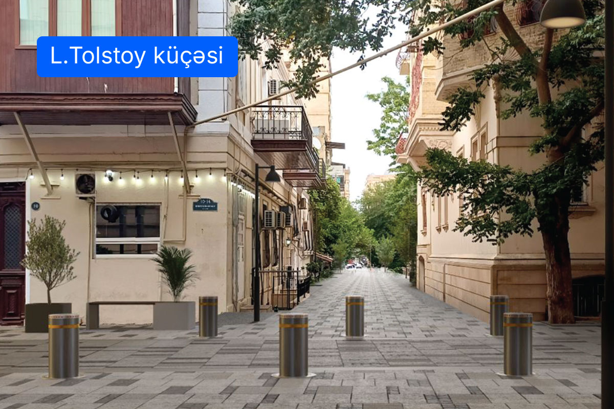Xaqani bağı və Fəvvarələr meydanından Qış parkına və Mərkəzi parka iki piyada marşrutu formalaşdırılır
