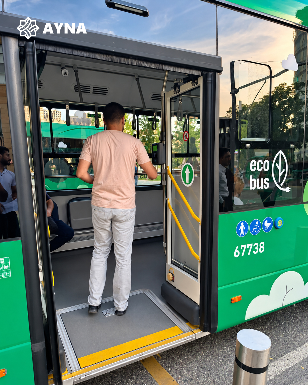 M2 nömrəli ekspres avtobuslara ikinci validator quraşdırılıb