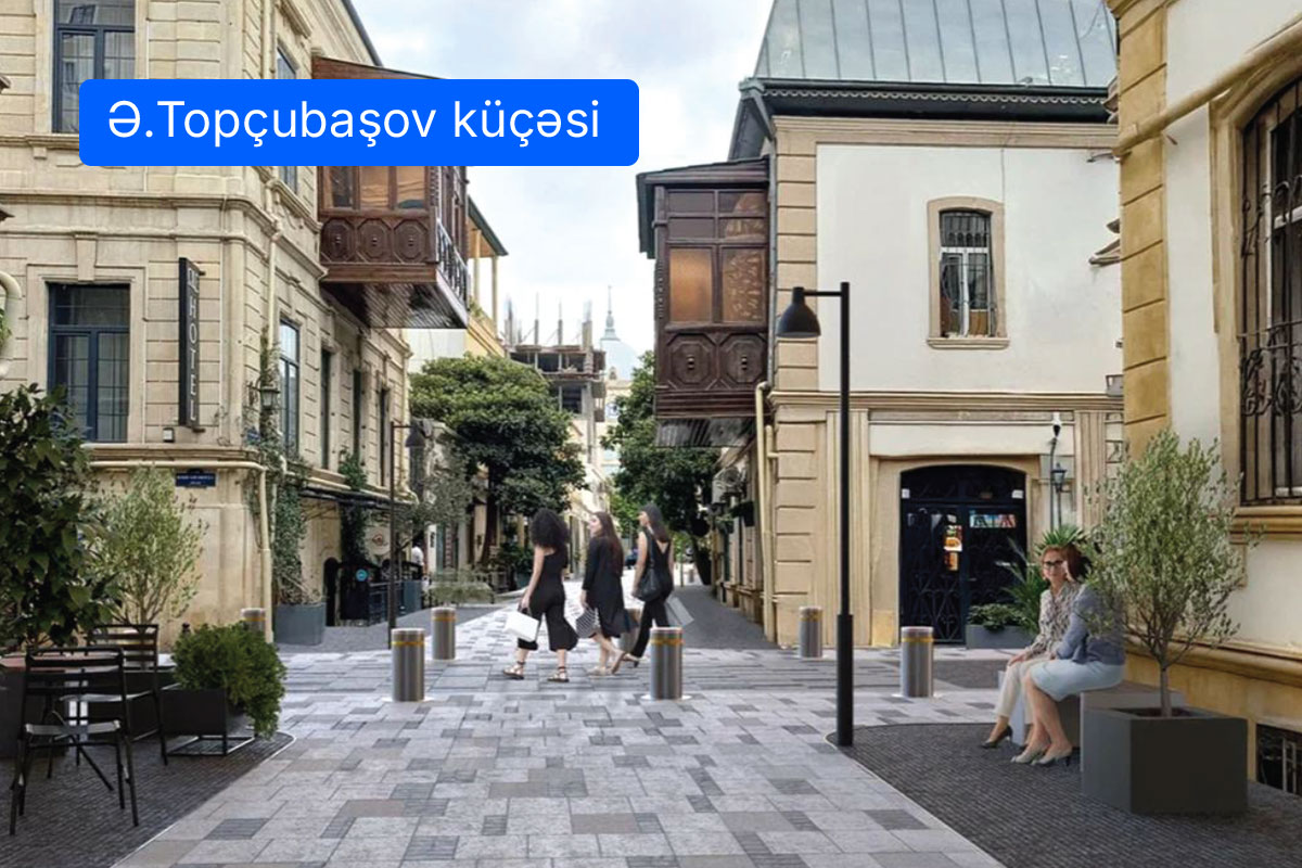 Xaqani bağı və Fəvvarələr meydanından Qış parkına və Mərkəzi parka iki piyada marşrutu formalaşdırılır