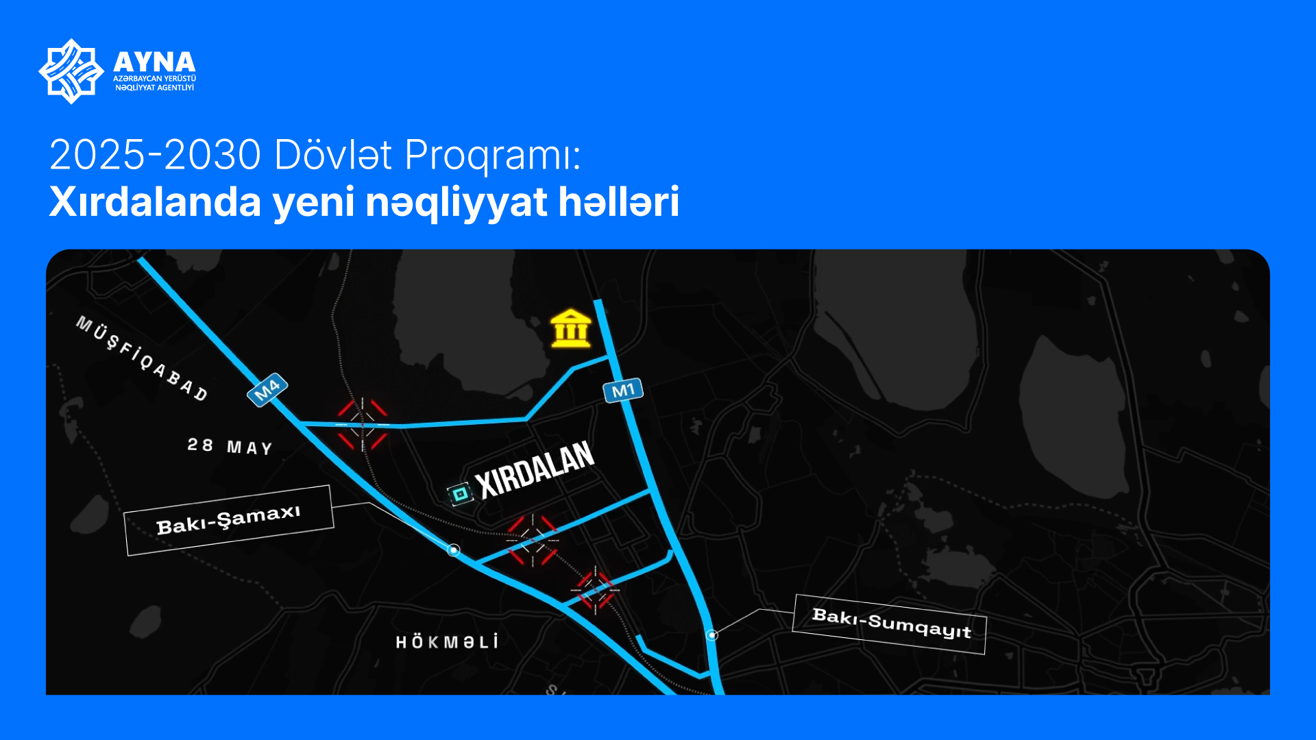 Xırdalanda nəqliyyatın hərəkətinin tənzimlənməsi ilə bağlı yeni layihələr həyata keçiriləcək
