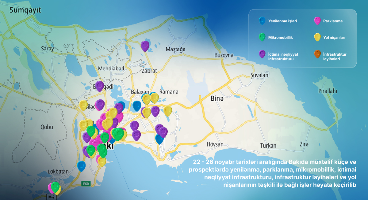 22-26 noyabr 2025-ci il tarixlərində gündüz və gecə görülən işlərin xronikası