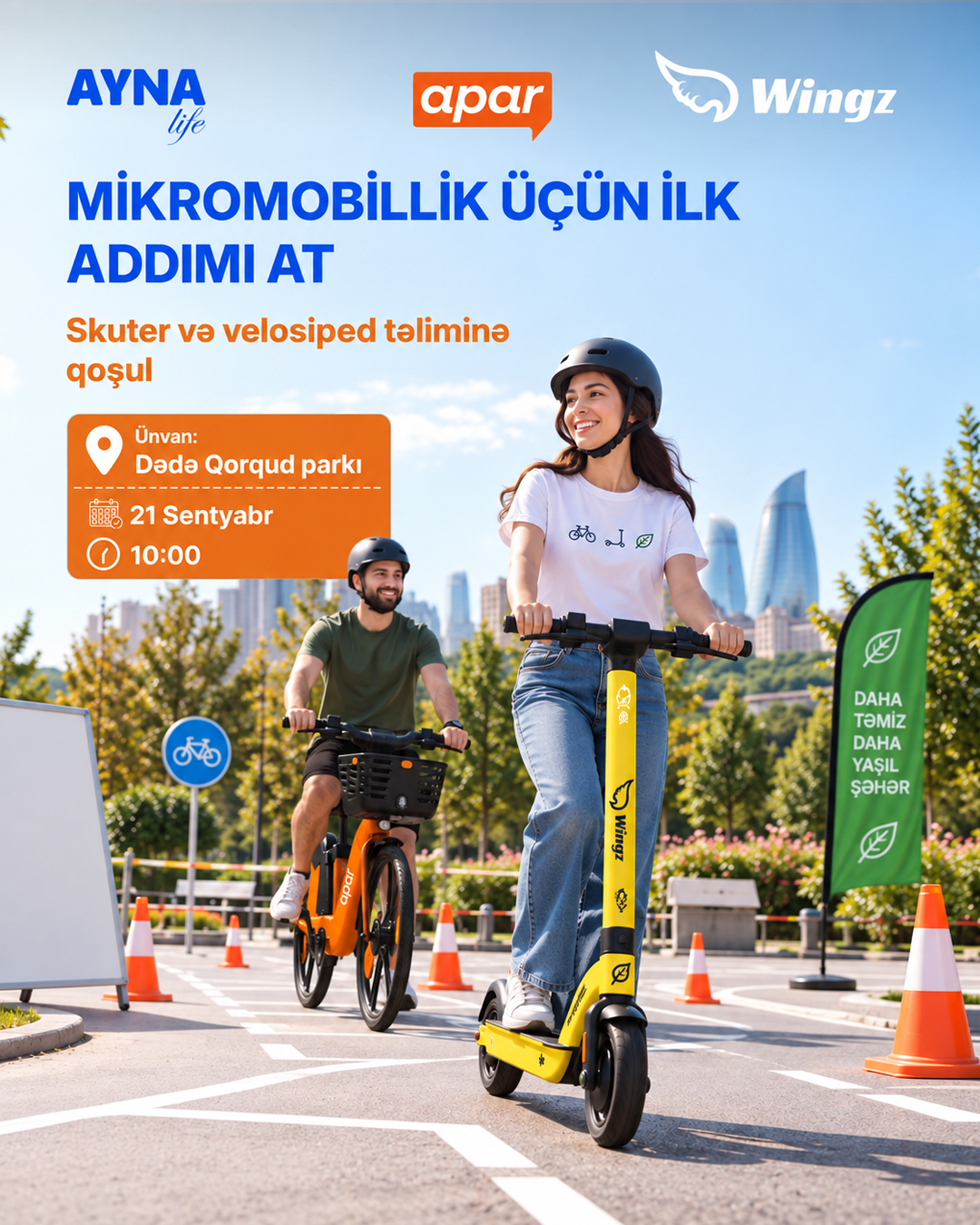 “Avropa Mobillik Həftəsi” çərçivəsində “Avtomobilsiz gün” təşkil olunacaq