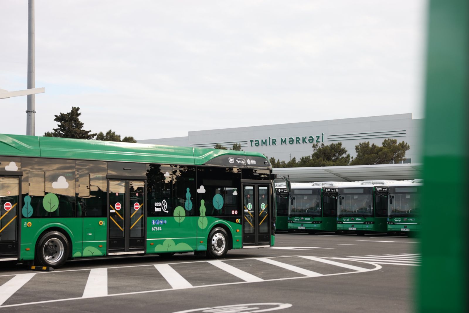 “Albalılıq elektrik avtobus deposu” istifadəyə verilib