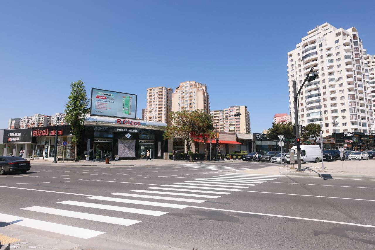 Tbilisi prospektinin Həsən Əliyev və Şəfayət Mehdiyev küçələri ilə kəsişməsində icra olunan layihə yekunlaşmaq üzrədir