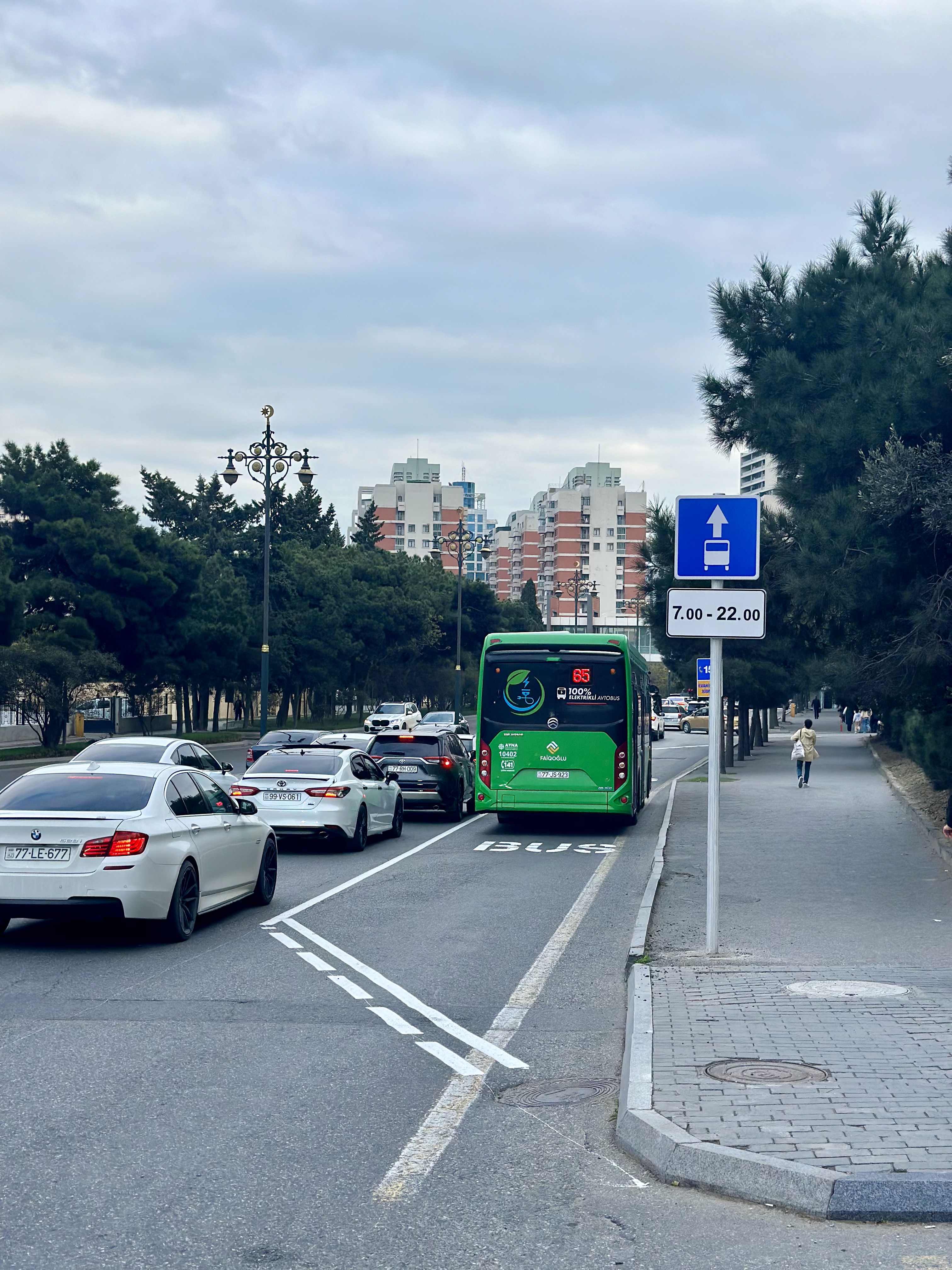 Xüsusi hərəkət zolaqlarının əlaqələndirilməsi həyata keçirilir
