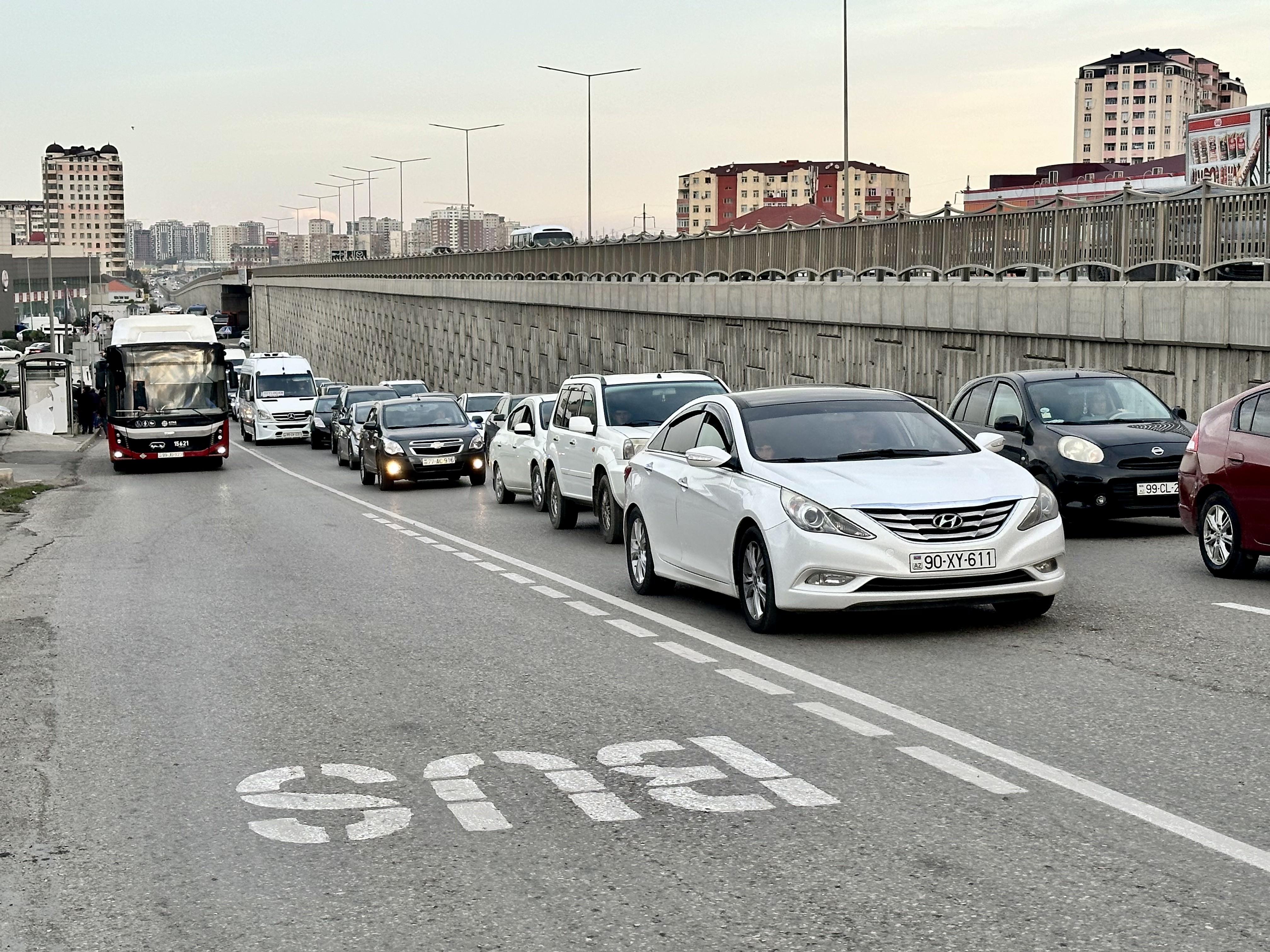 Xüsusi hərəkət zolaqlarının əlaqələndirilməsi həyata keçirilir