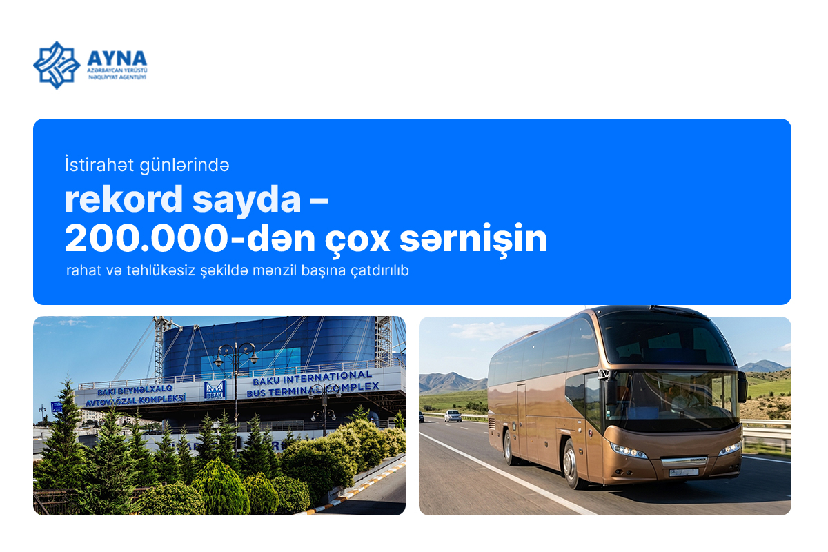 İstirahət günlərində rekord sayda – 200 000-dən çox sərnişin rahat və təhlükəsiz şəkildə mənzil başına çatdırılıb