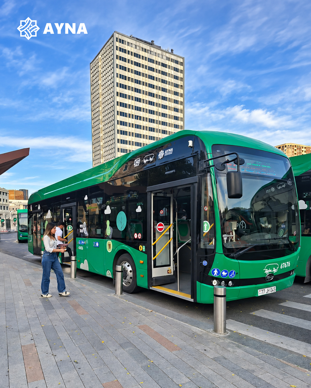 M2 nömrəli ekspres avtobuslara ikinci validator quraşdırılıb