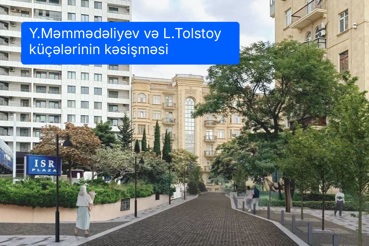 Xaqani bağı və Fəvvarələr meydanından Qış parkına və Mərkəzi parka iki piyada marşrutu formalaşdırılır