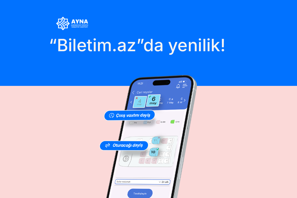 “Biletim.az” portalına yeni funksiya əlavə olunub