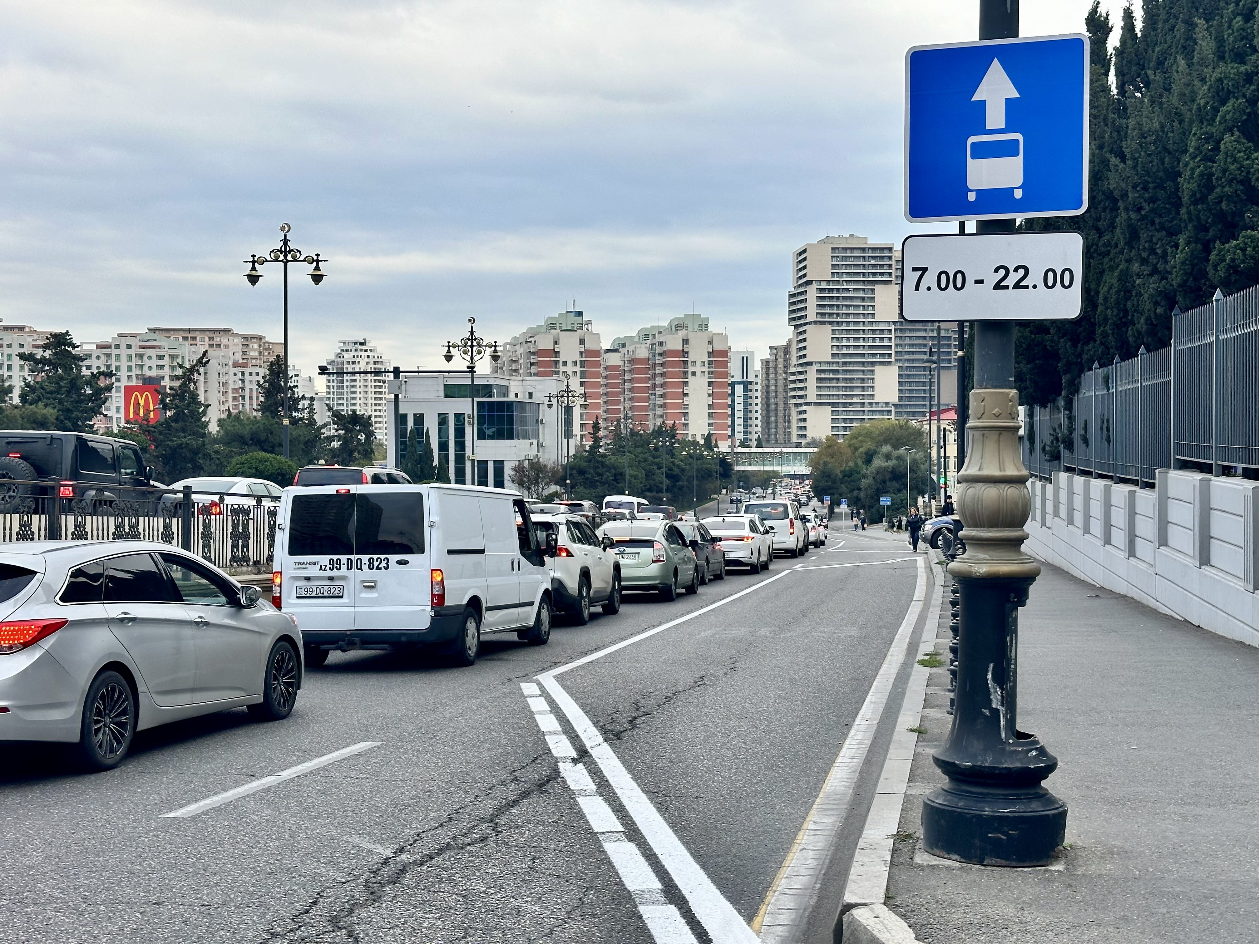 Xüsusi hərəkət zolaqlarının əlaqələndirilməsi həyata keçirilir