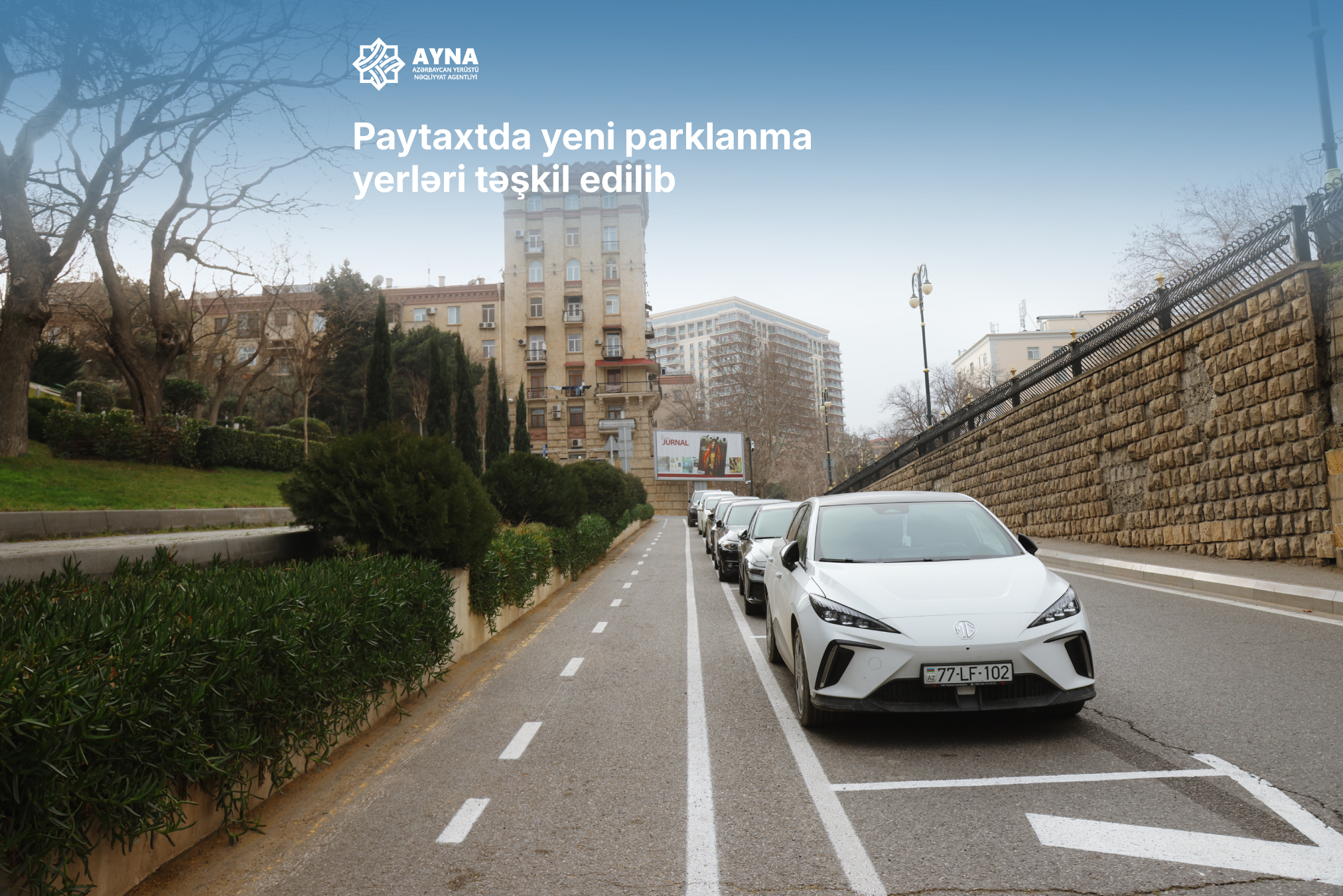 Paytaxtda yeni parklanma yerləri təşkil edilib