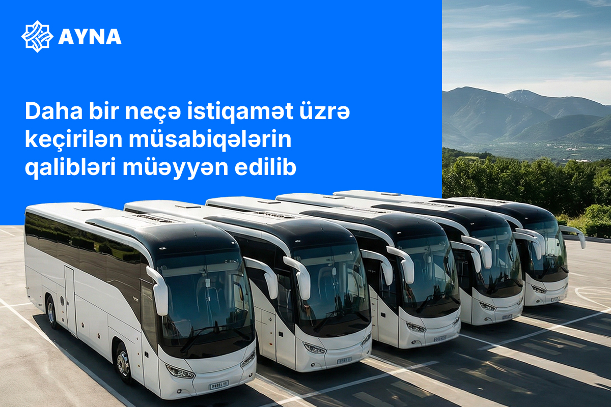 Şəhərlərarası marşrutlar üzrə müsabiqələrin qalibləri müəyyən edilib