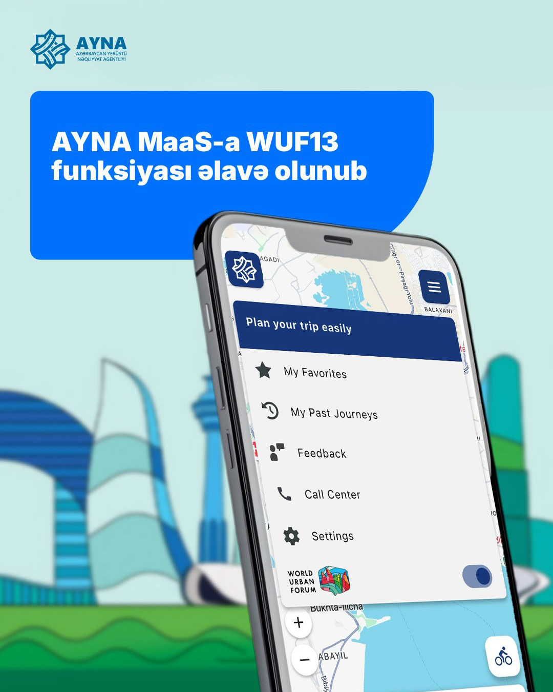 “AYNA MaaS”a “WUF13” funksiyası əlavə olunub