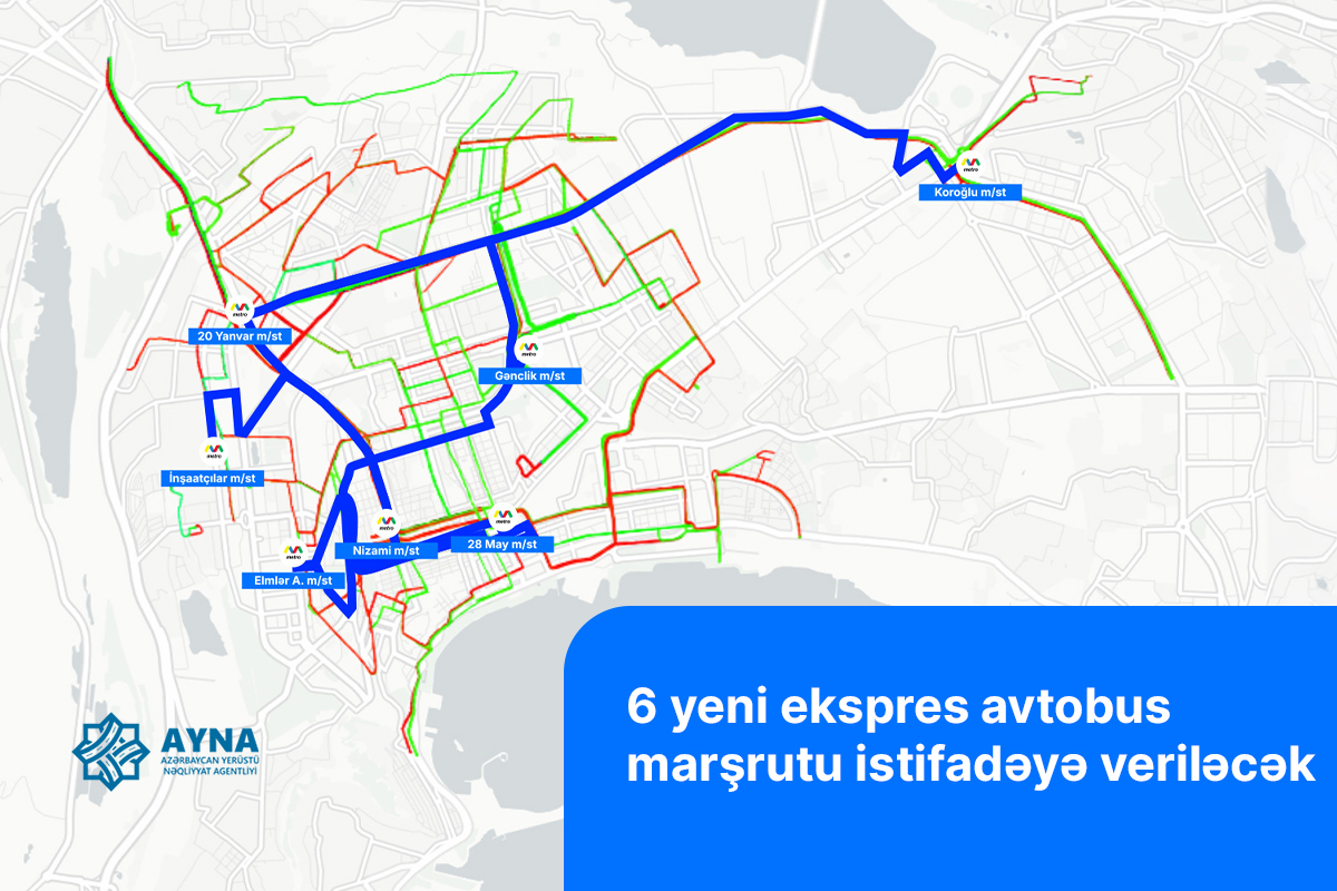 Metro xətlərinin ayrılması ilə bağlı AYNA-nın dəstəkləyici tədbirləri